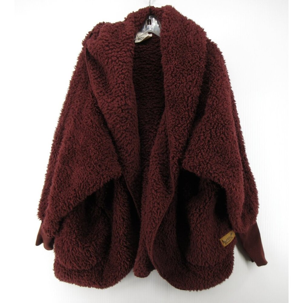 Nordic Beach Jacket One herpa Fleece Teddy Body Wrap Soft Open *
